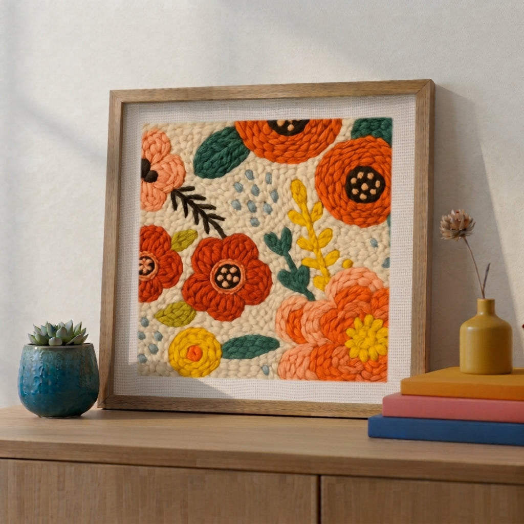 Kit de Bordado de Lana - Crochet