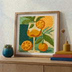 Kit de Bordado de Lana - Coctel
