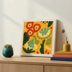 Kit de Bordado de Lana - Jardín