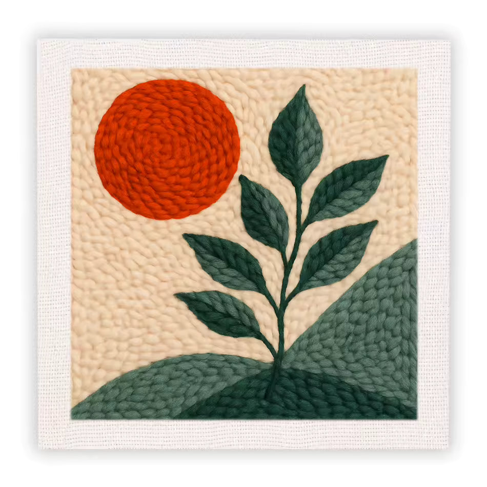 Kit de Bordado de Lana - Zen
