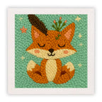 Kit de Bordado de Lana - Zorrito Feliz