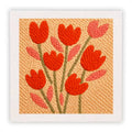 Kit de Bordado de Lana - Tulipanes