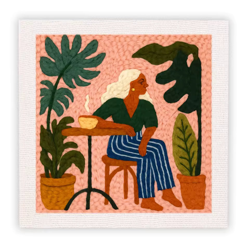 Kit de Bordado de Lana - Tropical