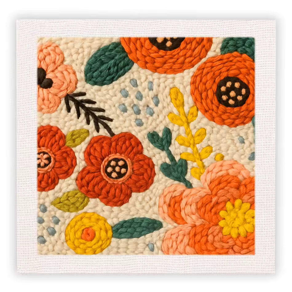 Kit de Bordado de Lana - Crochet